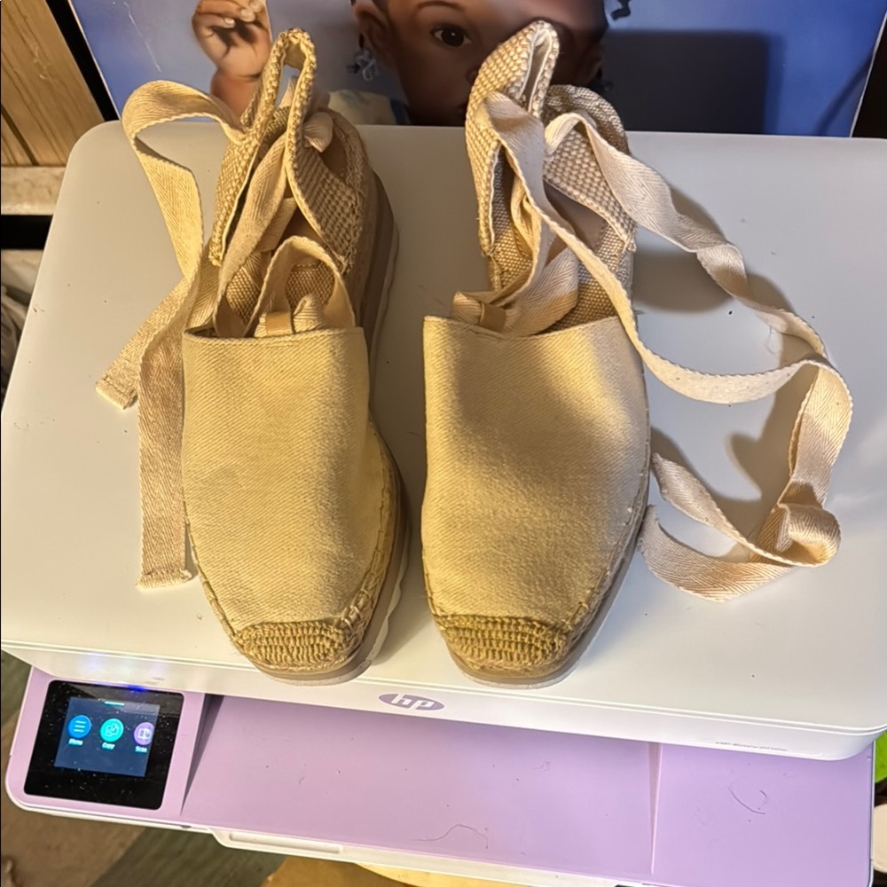 H&M Cream Espadrilles for Women